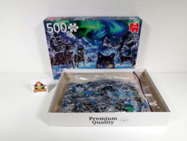 Jumbo Puzzel - Winterwolven - 500 Stukjes