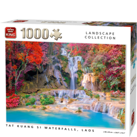 Tat Kuang Si Waterfalls, Laos - King Landscape Collection - 1000 Stukjes