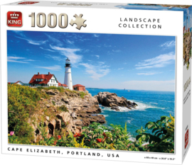 Cape Elizabeth, Portland, USA - King Landscape Collection - 1000 Stukjes