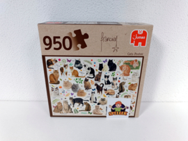 Jumbo Puzzel - Francien Katten Poster - 950 Stukjes