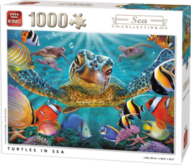 Turtles in Sea - King Sea Collection - 1000 Stukjes
