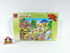 King Funny Comic Collection Puzzel - Golf Safari - 1000 Stukjes