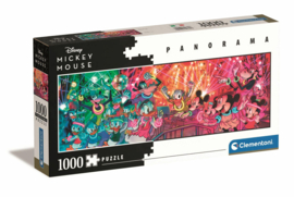 Clementoni Panorama Puzzel - Disney Mickey Mouse - 1000 Stukjes