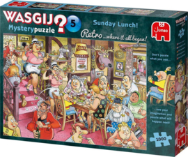 Wasgij Retro Mystery 5 Puzzel - Zondagse Lunch! - 1000 Stukjes