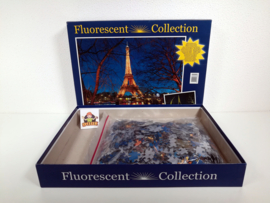 Clementoni Fluorescerende Puzzel - Tour Eiffel Paris - 1000 Stukjes