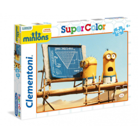 Minions  Tekenbord - Clementoni Supercolor Puzzel - 104 Stukjes