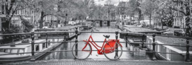 Clementoni High Quality Collection Panorama Puzzel - Amsterdam Bicycle - 1000 Stukjes