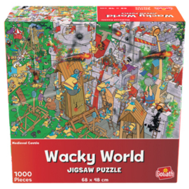 Goliath Wacky World Puzzel - Medieval Castle - 1000 Stukjes