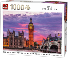 Big Ben And House Of Parliament, London - King City Collection - 1000 Stukjes