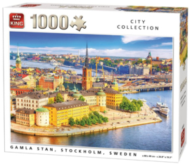 Gamla Stan, Stockholm, Sweden - King City Collection - 1000 Stukjes