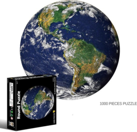 Pinshidai Ronde Legpuzzel - Aarde - 1000 Stukjes