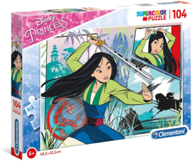 Disney Princess Mulan - Clementoni Supercolor Puzzel - 104 Stukjes