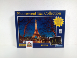 Clementoni Fluorescerende Puzzel - Tour Eiffel Paris - 1000 Stukjes