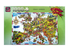 Crazy Europe - King Funny Comic Collection - 1000 Stukjes