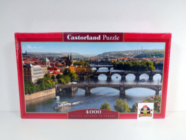 Castorland Puzzel - Vltava Bridges in Prague - 4000 Stukjes