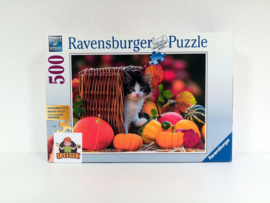 Ravensburger Puzzel - Katje in de Herfst - 500 Stukjes