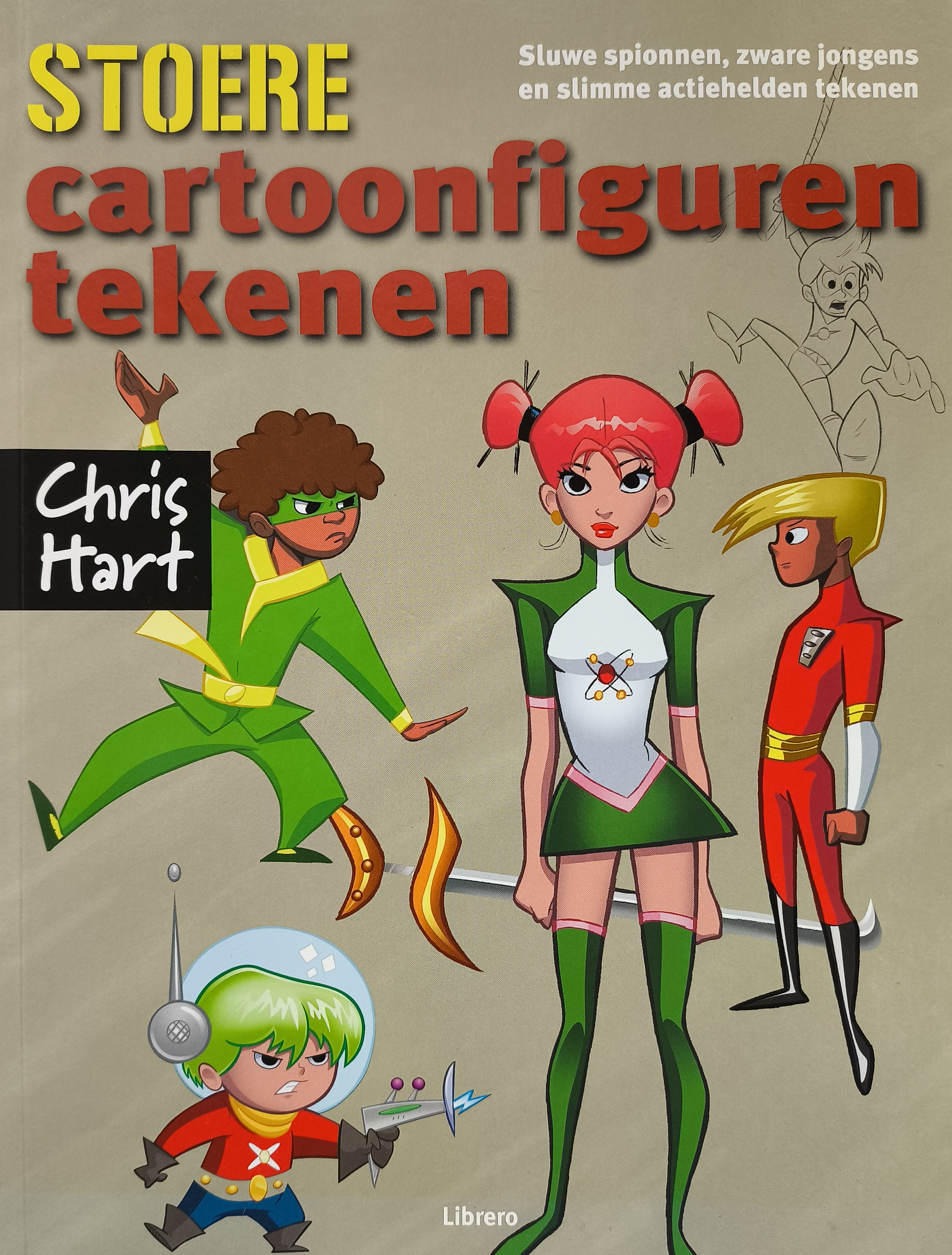 Stoere cartoonfiguren tekenen