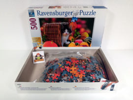 Ravensburger Puzzel - Katje in de Herfst - 500 Stukjes