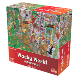 Goliath Wacky World Puzzel - Medieval Castle - 1000 Stukjes