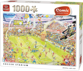 King Comic Collection - Soccer Stadium - 1000 Stukjes