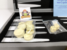 Backgammon koffer - 36,5 x 20 cm