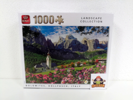 King Landscape Collection Puzzel - Dolomites, Kollfusch, Italy - 1000 Stukjes