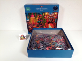 Gibsons Puzzel - Festive Fireside - 1000 Stukjes