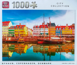 Nyhavn, Copenhagen, Denmark - King City Collection - 1000 Stukjes