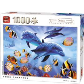 Four Dolphins - King Sea Collection - 1000 Stukjes
