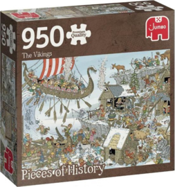 Jumbo Puzzel - Pieces of History - De Vikingen - 950 Stukjes