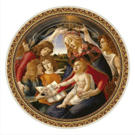 Sandro Botticelli, Madonna del Magnificat - D-Toys High Quality Ronde Puzzel - 525 Stukjes