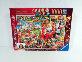 Ravensburger Puzzel - Santa's Final Preparations - 1000 Stukjes