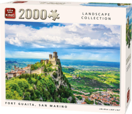 King Landscape Collection Puzzel - Fort Guaita, San Marino - 2000 Stukjes
