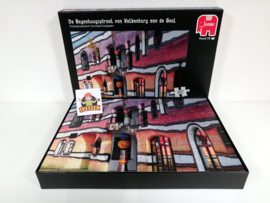 Jumbo Friedensreich Hundertwasser Puzzel - De Regenboogspiraal van Valkenburg aan de Geul - 70 Stukjes