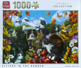 Kittens in the Garden - King Animal Collection - 1000 Stukjes