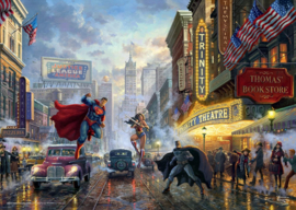 Schmidt Thomas Kinkade Studios Puzzel - Batman, Superman and Wonder Woman - The Trinity I - 1000 Stukjes