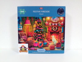 Gibsons Puzzel - Festive Fireside - 1000 Stukjes