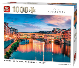 Ponte Vecchio, Florence, Italy - King City Collection - 1000 Stukjes