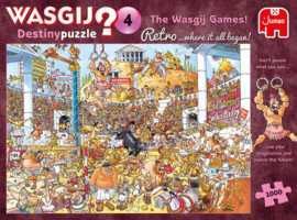 Wasgij Retro Destiny 4 Puzzel - De Wasgij Spelen! - 1000 Stukjes