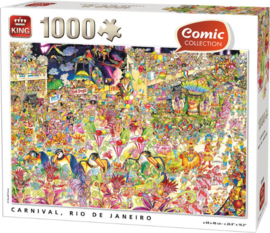 Carnival, Rio de Janeiro - King Comic Collection - 1000 Stukjes
