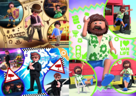 Playmobil The Movie - Clementoni Supercolor Puzzel - 3 x 48 Stukjes