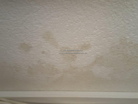 Feuchtigkeitsflecken an der Wand