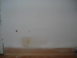 Flecken an der Wand (aufsteigende Feuchte)