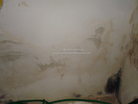 Flecken an der Wand (aufsteigende Feuchte)