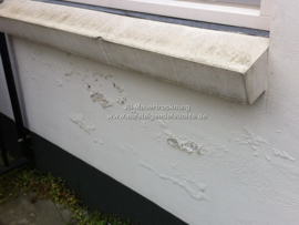 Putz löst sich (Außenwand)