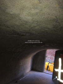 Schimmel auf den Wänden im Keller