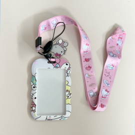 Kaarthouder met Keycord Sanrio Cinnamoroll and friends