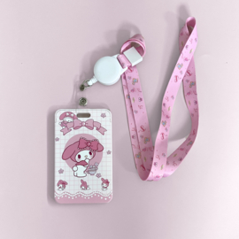 Kaarthouder My Melody met keycord