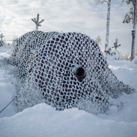 Siatka kamuflażowa 3, biały/szary, 2,4 x 3 m, lekka