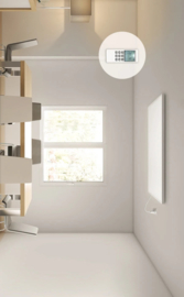 SYLRO®-Hoog rendement infrarood stralingspaneel 400W-WIFI-Incl . ext. thermostaat en bevestigingsmateriaal
